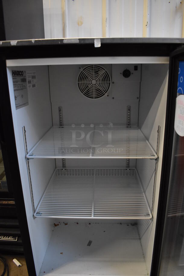 Habco OC6 Metal Commercial Single Door Reach In Mini Cooler Merchandiser. 115 Volts, 1 Phase. 20.5x28x36. Tested and Does Not Power On - Image 3 of 5