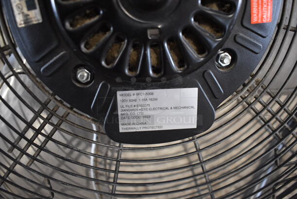 SFC1-500B Black Metal Fan. 120 Volts, 1 Phase. Tested and Working! - Image 4 of 5