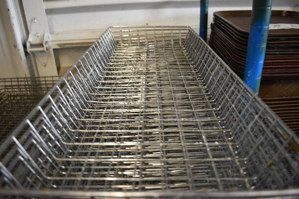 12 Metal Wire Baskets. 10.5x26.5x2. 12 Times Your Bid! - Image 3 of 4