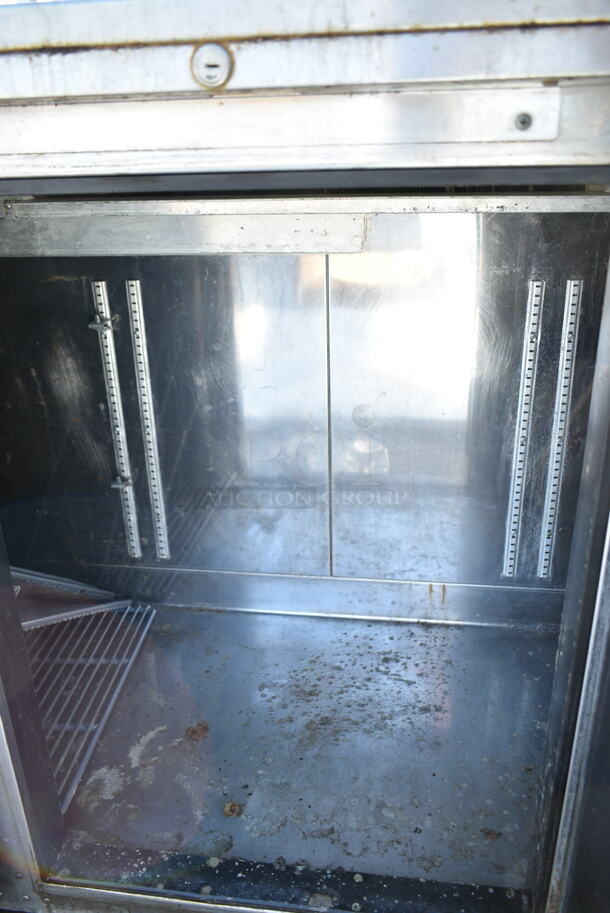 Stainless Steel Commercial 3 Door Back Bar Cooler. Does Not Have Compressor.  - Image 4 of 5