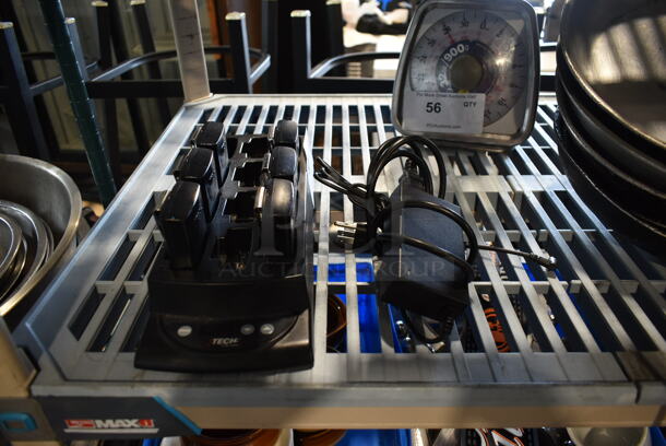 JTtech J1704 Countertop Beeper System w/ 6 Beepers. - Image 1 of 7