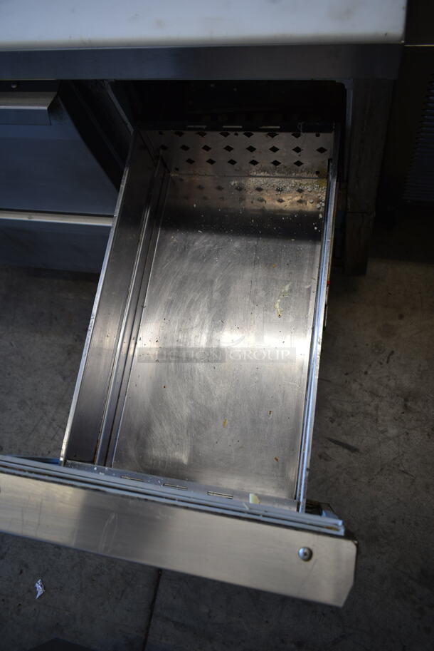 2015 Continental CPA43 Stainless Steel Commercial Prep Table Bain Marie w/ 3 Drawers. 115 Volts, 1 Phase. Tested and Working! - Image 6 of 9