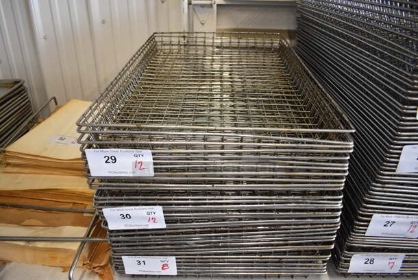 8 Metal Wire Baskets. 16.5x26.5x2. 8 Times Your Bid! - Image 3 of 3