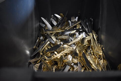 ALL ONE MONEY! Lot of Various Silverware Including Forks and Knives