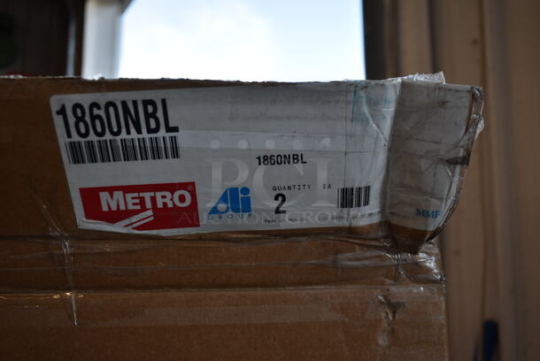 BRAND NEW SCRATCH AND DENT! Metro 1860NBL 2 Wire Shelves. - Image 3 of 3
