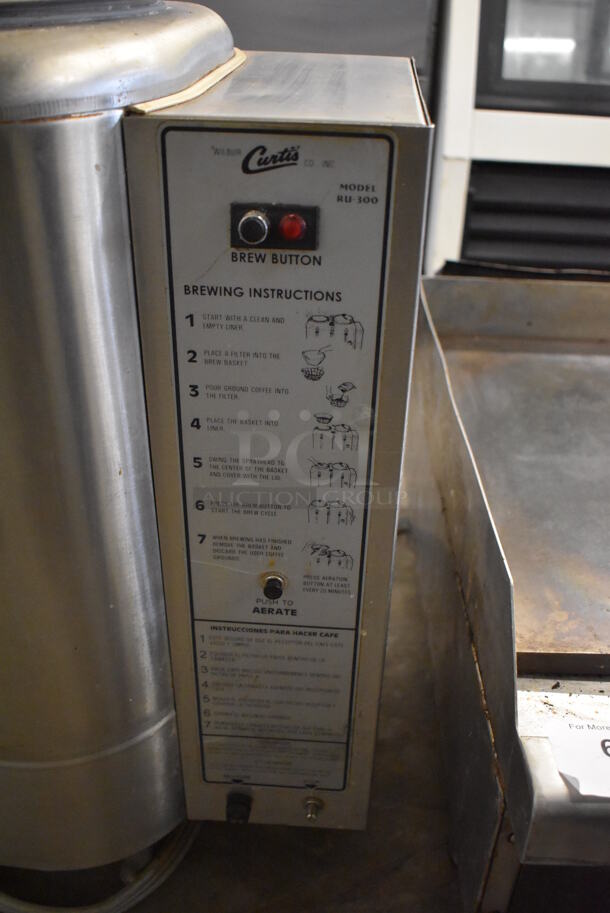 Cecilware RU300 Stainless Steel Commercial Countertop Automatic Coffee Urn. 220 Volts, 3 Phase. 32x18x27 - Image 3 of 7
