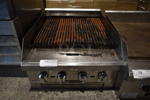 Southbend HDC-24 Stainless Steel Commercial Countertop Natural Gas Powered Charbroiler Grill.