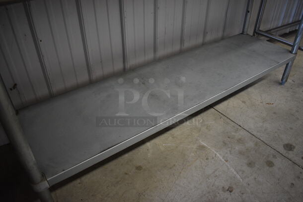 Stainless Steel Table w/ Metal Under Shelf. 72x24x34 - Image 2 of 4