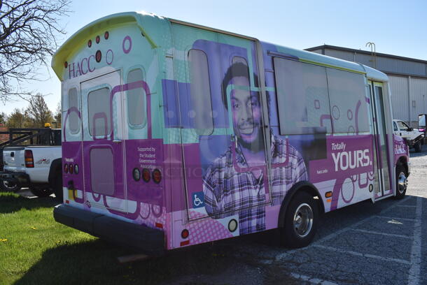 2011 Ford Ecoline Passenger Bus. Odometer Reads 29,039. VIN 1FDFE4FS5BDB14627. Title In Hand. The bus is a 14-passenger, with a space for a wheelchair to fasten to the floor. Vehicle Runs and Drives But Battery Needs To Be Reconnected. See Lot #12 For Additional Pictures - Image 5 of 12