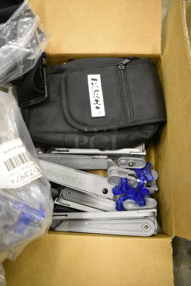 ALL ONE MONEY! Lot of Xplorer GLX Pasco Graphing Loggers, Tripod Stands and Digital Adapter. (Main Building)  - Image 4 of 8