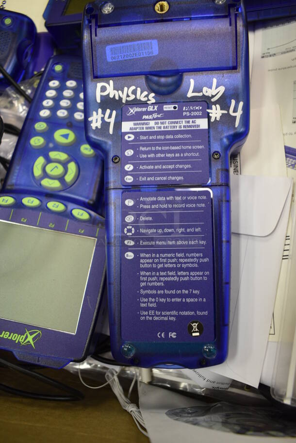 ALL ONE MONEY! Lot of Xplorer GLX Pasco Graphing Loggers, Tripod Stands and Digital Adapter. (Main Building)  - Image 6 of 8