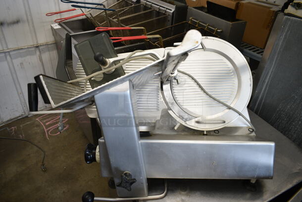 Bizerba SE 12 Stainless Steel Commercial Countertop Meat Slicer. 115 Volts, 1 Phase. Tested and Working! - Image 1 of 4
