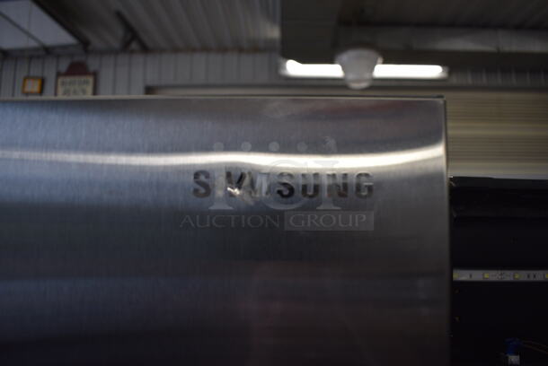 BRAND NEW SCRATCH AND DENT! Samsung Stainless Steel Reach In Cooler Freezer w/ Water Dispenser. 115 Volts, 1 Phase. 36x33x70. Tested and Working! - Image 7 of 7