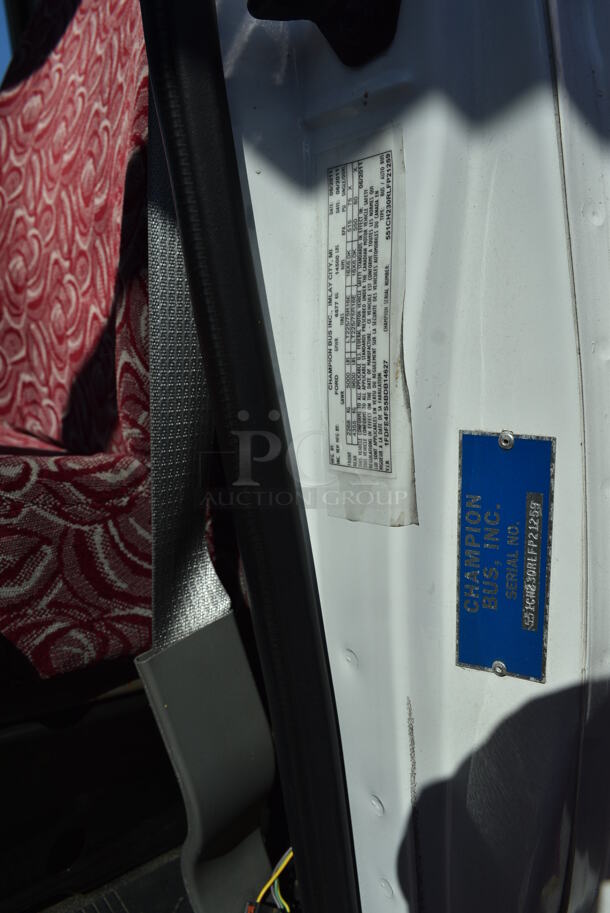 2011 Ford Ecoline Passenger Bus. Odometer Reads 29,039. VIN 1FDFE4FS5BDB14627. Title In Hand. The bus is a 14-passenger, with a space for a wheelchair to fasten to the floor. Vehicle Runs and Drives But Battery Needs To Be Reconnected. See Lot #12 For Additional Pictures - Image 9 of 12