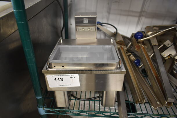 BRAND NEW SCRATCH AND DENT! 2016 Bunn 1SH STAND Stainless Steel Commercial Countertop Satellite Server Stand. 120 Volts, 1 Phase. - Image 1 of 5