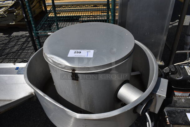 CaptiveAire Model DU30HFA Metal Commercial Rooftop Mushroom Exhaust Fan. 115 Volts, 1 Phase. 27x27x26 - Image 3 of 7