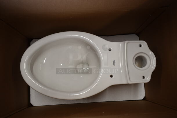 BRAND NEW SCRATCH AND DENT! American Standard 2462016.020 Cadet 1.6 GPF 2-Piece Elongated Toilet with 12-in Rough-In, 30.25" Length x 20.5" Width x 29.25" Height, White. Does Not Come w/ Tank. - Image 5 of 6