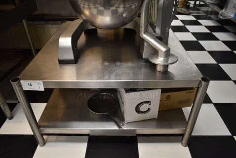 Stainless Steel Commercial Equipment Stand w/ Under Shelf. (kitchen)
