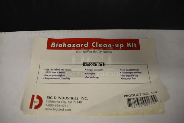 ALL ONE MONEY! Lot of 2 First Aid Kits and Biohazard Clean Up Kit! - Image 4 of 6