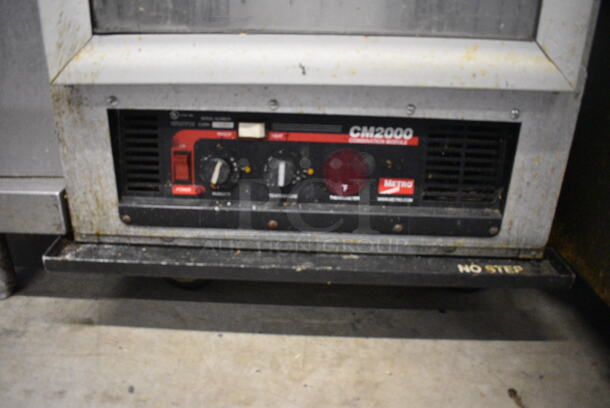 Metro CM2000 Metal Commercial Flavor View Heated Cabinet on Commercial Casters. 24x31x70. Tested and Working! - Image 5 of 5