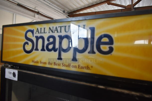 Habco ESM28 Metal Commercial Single Door Reach In Cooler Merchandiser w/ Poly Coated Racks. 115 Volts, 1 Phase. Tested and Powers On But Does Not Get Cold
 - Image 3 of 7