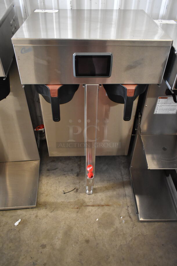 BRAND NEW SCRATCH AND DENT! Curtis G4TP2T10A3100 Stainless Steel Commercial Countertop Double Coffee Machine w/ Hot Water Dispenser and 2 Poly Brew Baskets. 220 Volts, 1 Phase. - Image 2 of 9