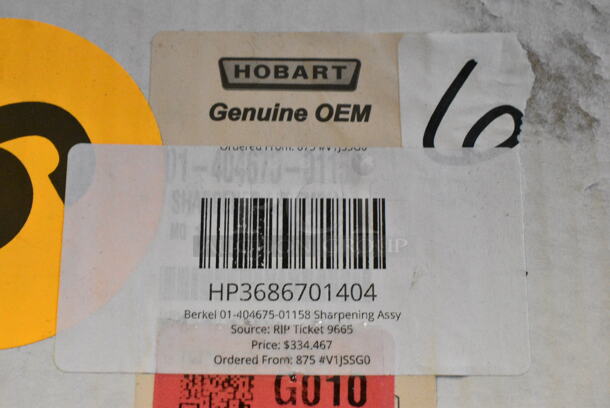 4 BRAND NEW SCRATCH AND DENT! Items Including HP3686701404 Berkel 01-404675-01158 Sharpening Assy, HP5908800936 Hobart 00-936547-00003 Probe And Switch Assy, HP7004108410 Vulcan 00-410841-00023 Valve,Combination,(Lp), HP3004992230 Vulcan 00-499223-00004 Basket, Twin Gr85. 4 Times Your Bid!  - Image 3 of 11