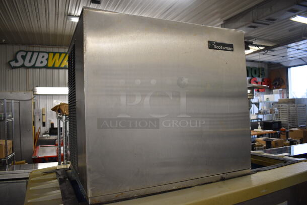 Scotsman Model FME1504AS-32B Stainless Steel Commercial Ice Head on Scotsman Model BH1300BB Stainless Steel Commercial Ice Bin. 208/230 Volts, 1 Phase. 61x44x83 - Image 2 of 7