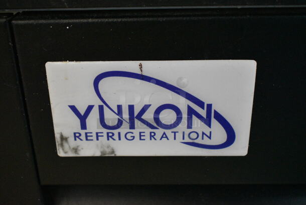 Yukon YGSM-72 Metal Commercial 3 Door Reach In Cooler Merchandiser w/ Poly Coated Racks. 115 Volts, 1 Phase. Tested and Working! - Image 2 of 8
