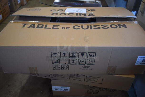 BRAND NEW SCRATCH AND DENT! Frigidaire Electrolux FCCG3627AS Stainless Steel Drop In 36" Gas Powered 5 Burner Cooktop Range. Stock Picture Used For Gallery Picture. - Image 10 of 10