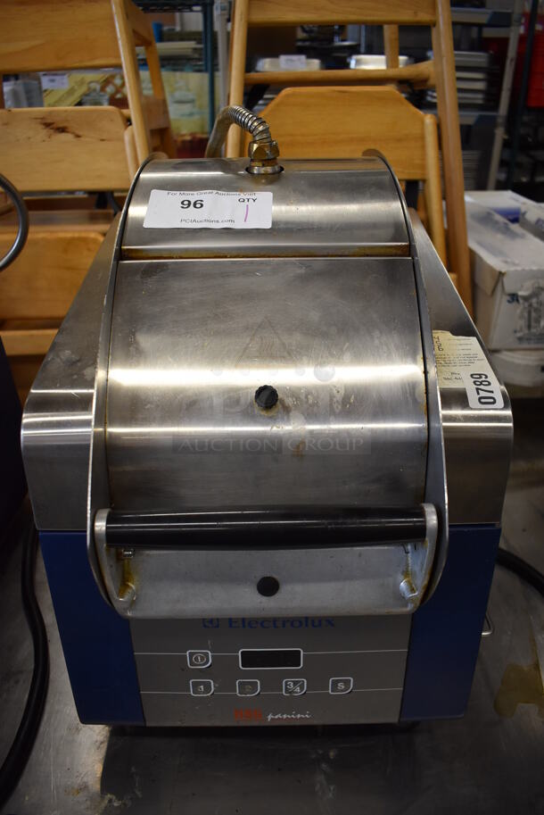 2013 Electrolux HSG HSSPAN Stainless Steel Commercial Countertop Electric Powered Panini Press. 208 Volts, 1 Phase. 14x30x23