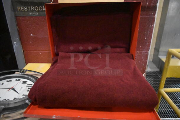 ALL ONE MONEY! Lot of Various Items Including Yellow Cabinet, Clock and Fabric. BUYER MUST REMOVE. - Image 3 of 3