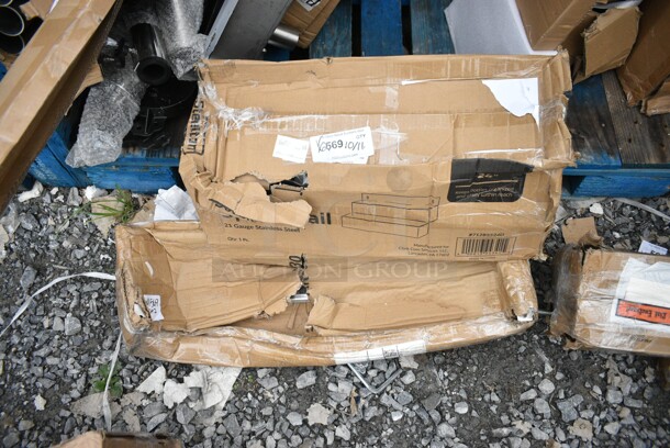 2 BRAND NEW SCRATCH AND DENT! Items Including Steelton 712B5524D Stainless Steel Double Tier Speed Rail - 24" and Advance Tabco SRK-30 Heavy-Duty Stainless Steel Single Tier Speed Rail - 30". May Be Missing Pieces. 2 Times Your Bid!  - Image 2 of 4