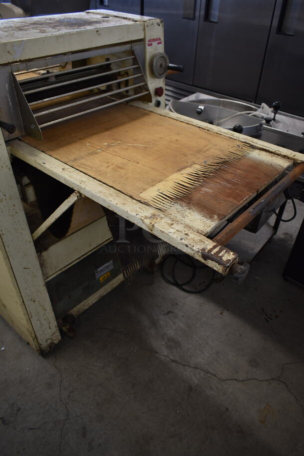 Ostali Metal Commercial Floor Style Reversible Dough Sheeter on Commercial Casters. 220 Volts. - Image 4 of 12