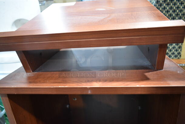 Wood Pattern Podium - Image 3 of 4
