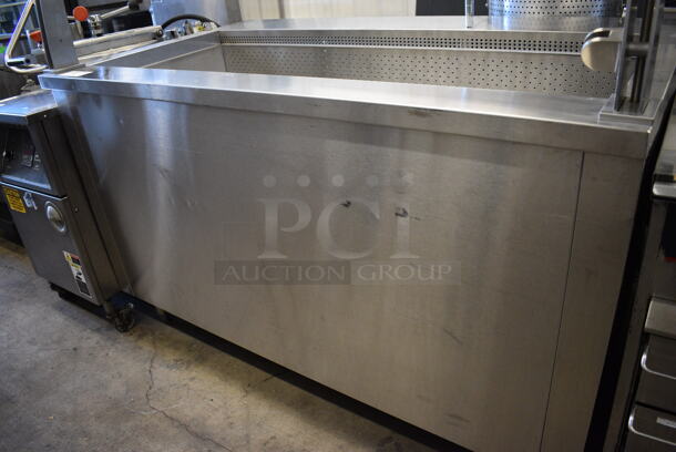 CustomCool Stainless Steel Commercial Station. 60x35x57. Cannot Test - Unit Was Previously Hardwired - Image 7 of 10