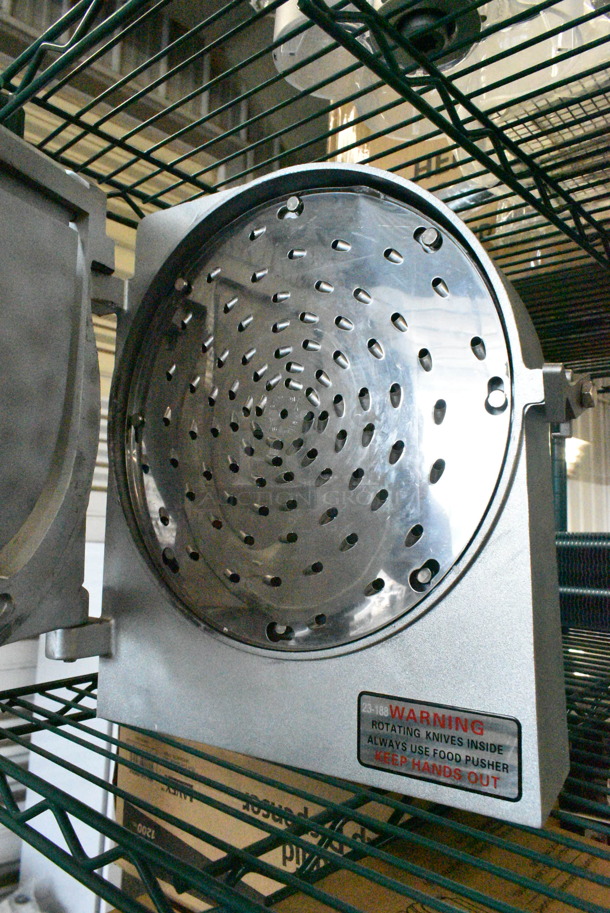 BRAND NEW SCRATCH AND DENT! Metal Commercial Pelican Head Mixer Attachment w/ Blade Frame. No Blade.  - Image 6 of 9