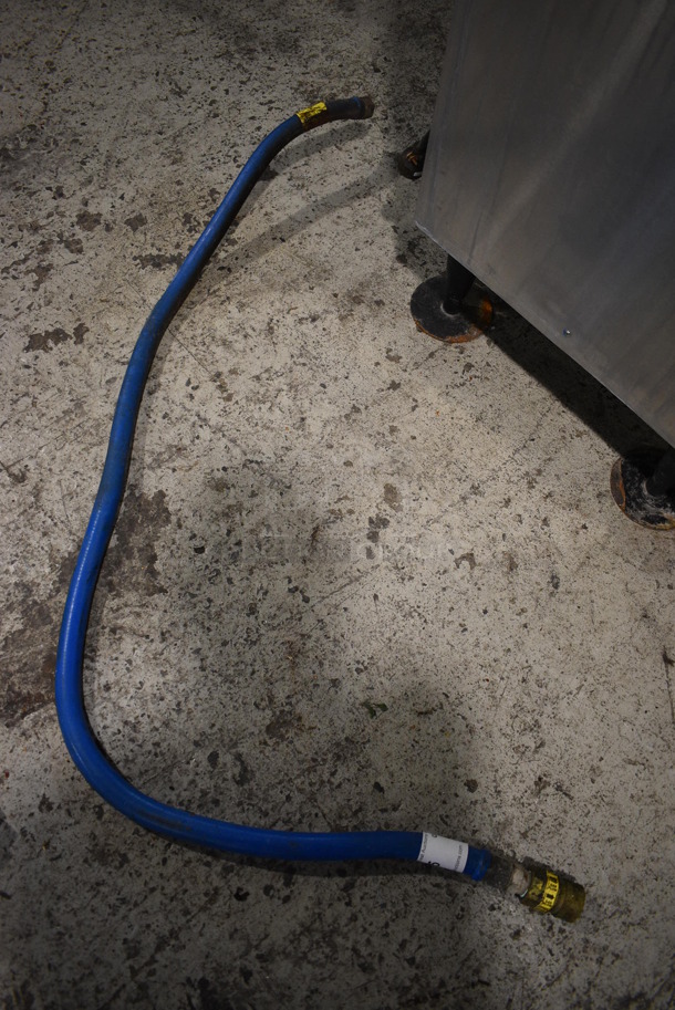 Blue Gas Hose. 65" - Image 1 of 3