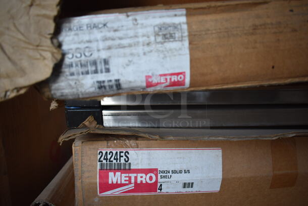 PALLET LOT OF 14 Various Boxes of Shelves Including Metro 18x30, Metro 24x48, Metro 24x30. 14 Times Your Bid! - Image 6 of 11