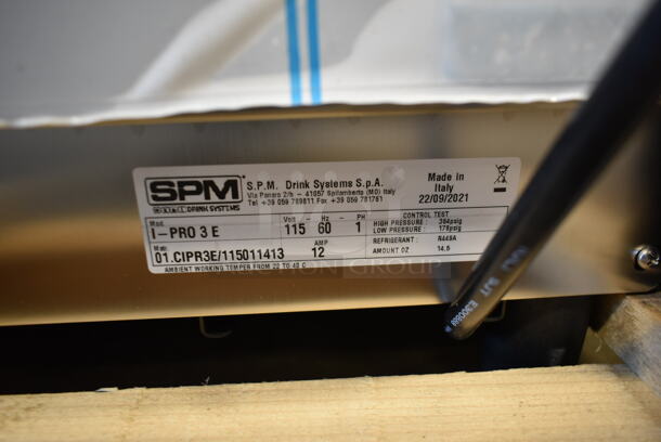 BRAND NEW! 2021 SPM I-PRO 3 E Stainless Steel Commercial Countertop 3 Hopper Slushie Machine. 115 Volts, 1 Phase. Stock Pictures Used - Image 5 of 7