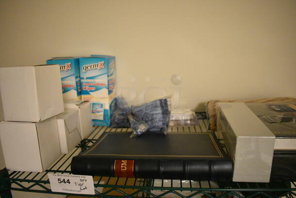 ALL ONE MONEY! Tier Lot of Various Items Including Germ-x Hand Wipes, Mop Heads, and Photo Album - Image 4 of 4