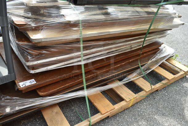 PALLET LOT of 13 Folding Tables. 13 Times Your Bid! - Image 1 of 2