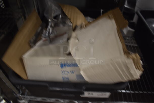 ALL ONE MONEY! Lot of Glass Carafes, Order Here Sign, AND MORE! Does Not Include Metro Shelf. - Image 2 of 3