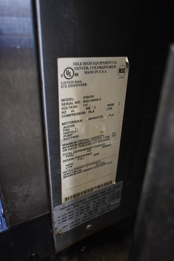 Ice-O-Matic IOD150 Metal Commercial Ice Dispenser. 115 Volts, 1 Phase. - Image 5 of 5