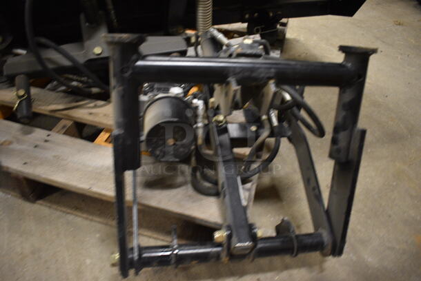 John Deere Metal Snow Plow. (CSS) - Image 9 of 11