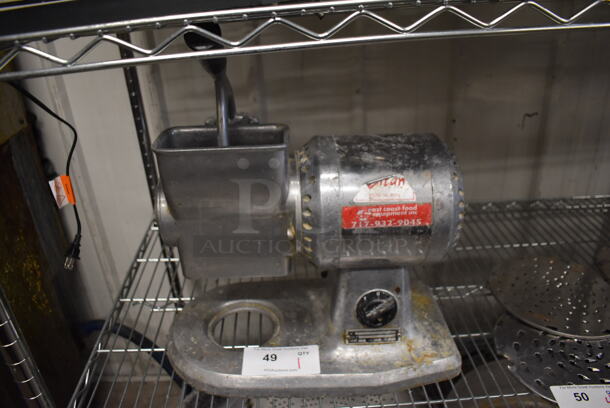 Metal Commercial Countertop Ice Shaver. 110 Volts, 1 Phase. 16x8x18. Tested and Powers On But Parts Do Not Move