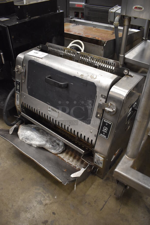 AJ Antunes UTX-200L Stainless Steel Commercial Countertop Electric Powered Universal Toaster. 208 Volts. 24x28x19 - Image 2 of 6