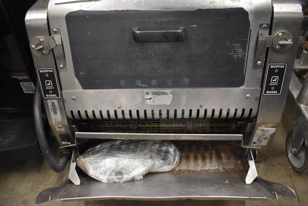 AJ Antunes UTX-200L Stainless Steel Commercial Countertop Electric Powered Universal Toaster. 208 Volts. 24x28x19 - Image 4 of 6