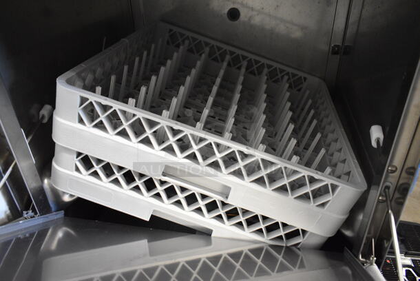 BRAND NEW SCRATCH AND DENT! 2022 Hobart EUH Stainless Steel Commercial Hi Temp High Temperature Undercounter Dishwashing Machine. 208-240 Volts, 1 Phase.  - Image 3 of 6