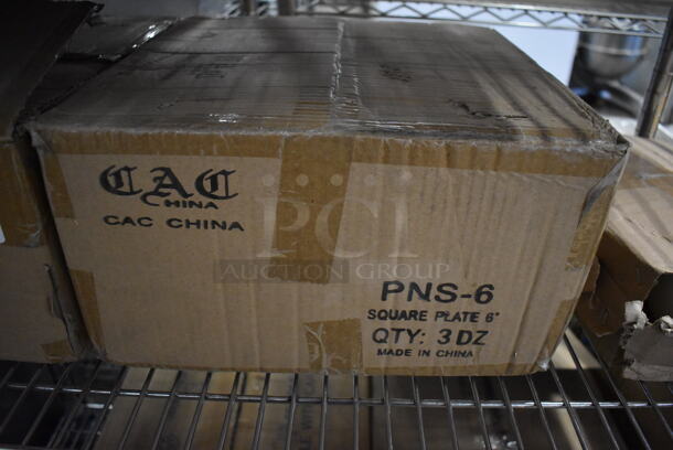 3 Boxes of BRAND NEW! Items; 36 White Ceramic Plates, 36 White Ceramic Plates and 3 White Ceramic Mugs. 3 Times Your Bid! - Image 5 of 11